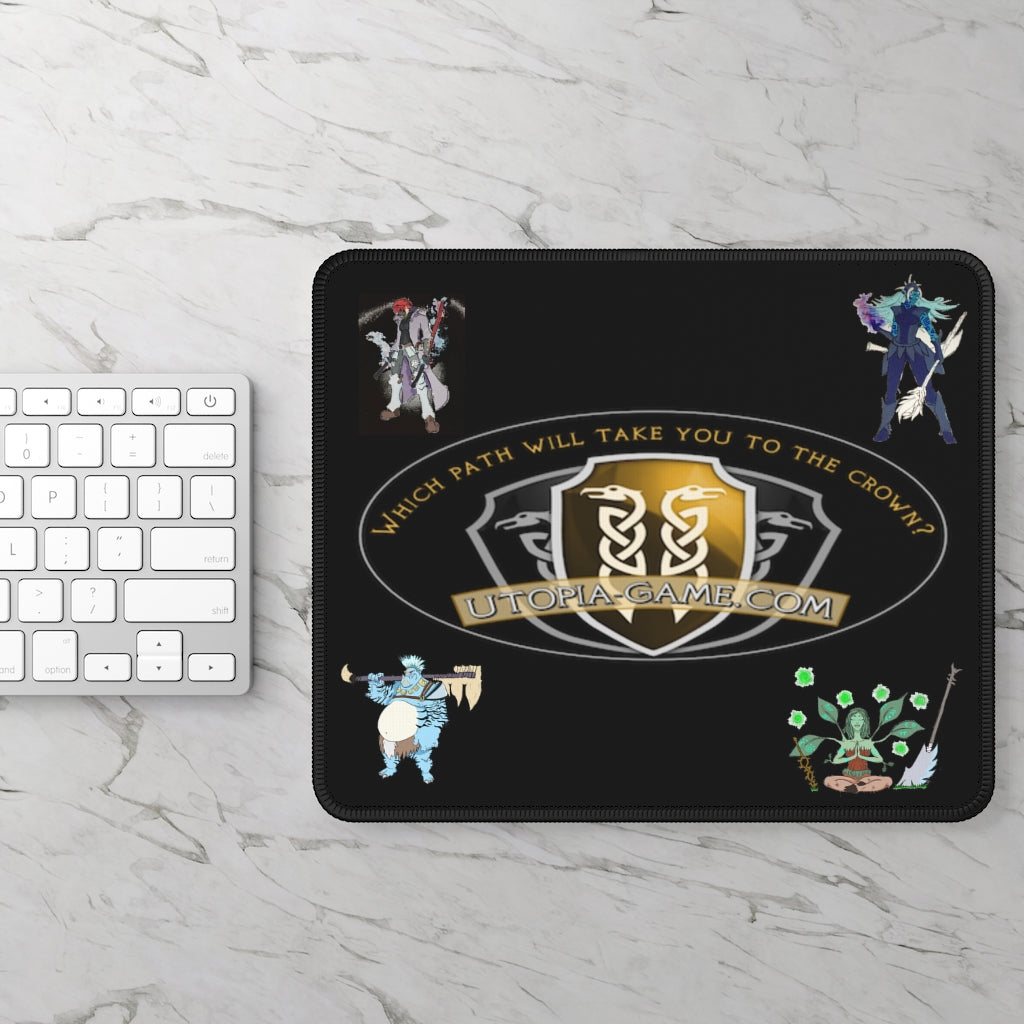 Gaming Mouse Pad - Utopia Races Black