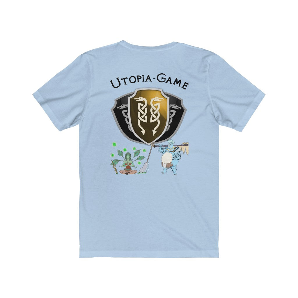 Unisex Jersey Short Sleeve Tee - Utopia with Races