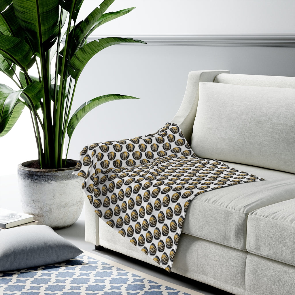 Velveteen Plush Blanket - White Utopia