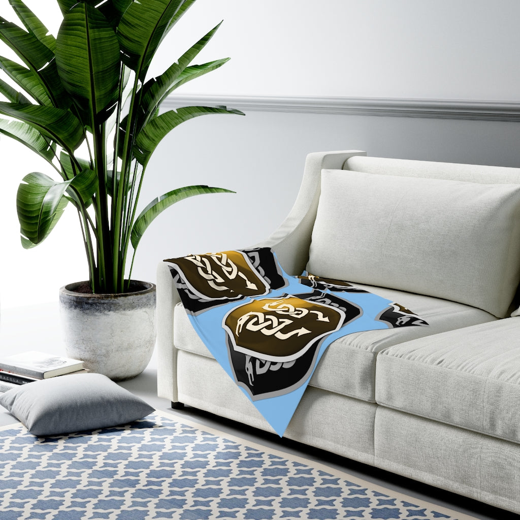 Baby Swaddle Blanket - Baby Blue Utopia