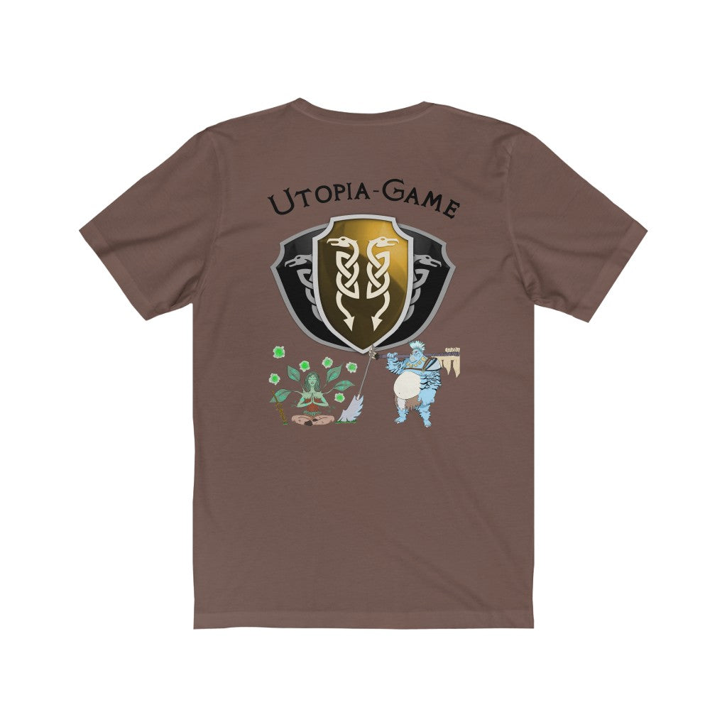 Unisex Jersey Short Sleeve Tee - Utopia with Races