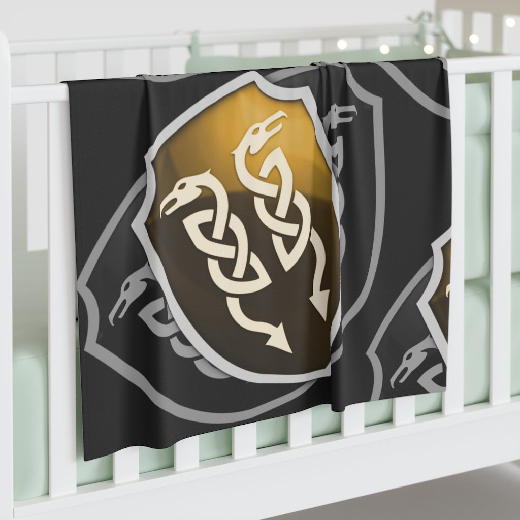 Baby Swaddle Blanket - Black Utopia
