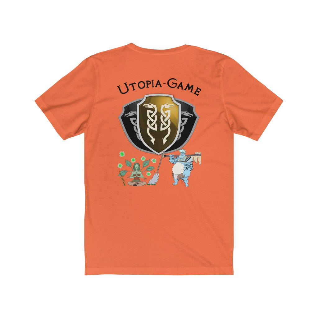 Unisex Jersey Short Sleeve Tee - Utopia with Races