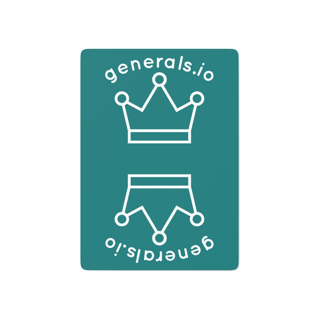 Custom Poker Cards - Generals double crown