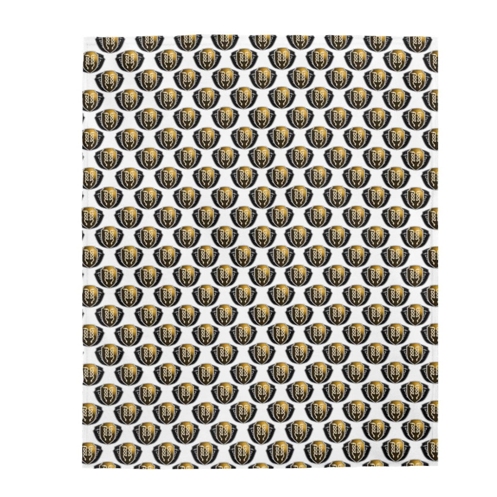 Velveteen Plush Blanket - White Utopia