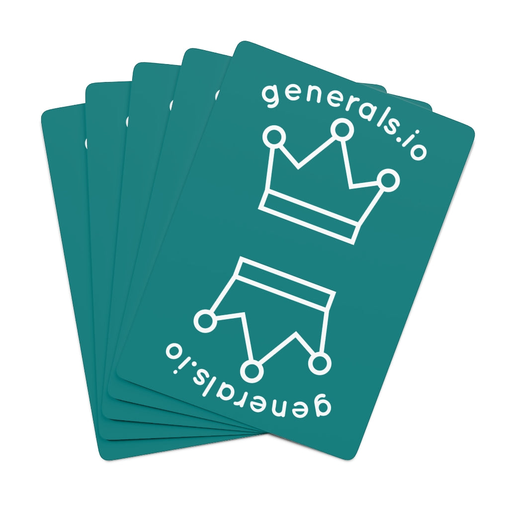 Custom Poker Cards - Generals double crown