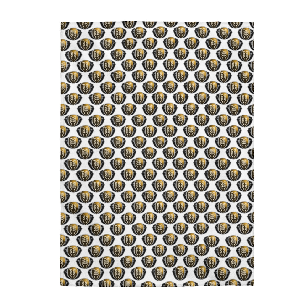Velveteen Plush Blanket - White Utopia