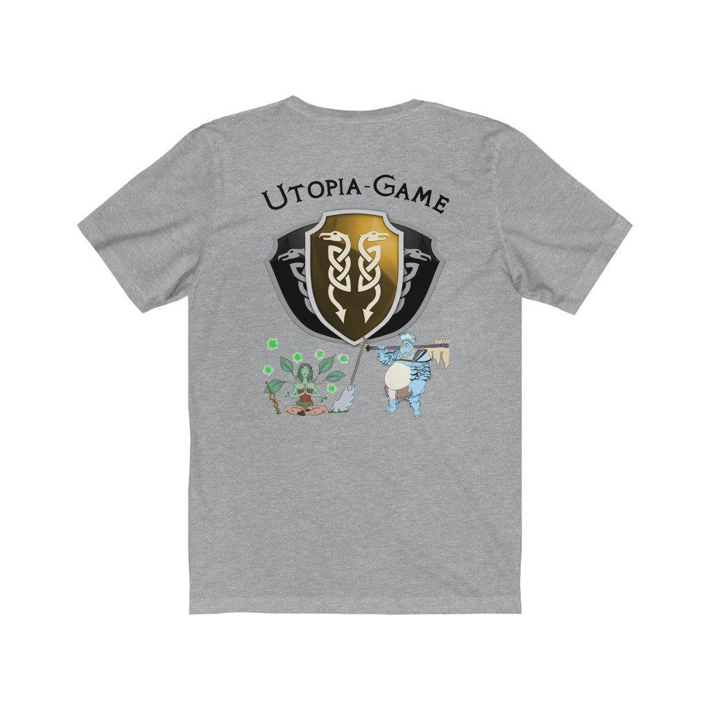 Unisex Jersey Short Sleeve Tee - Utopia with Races