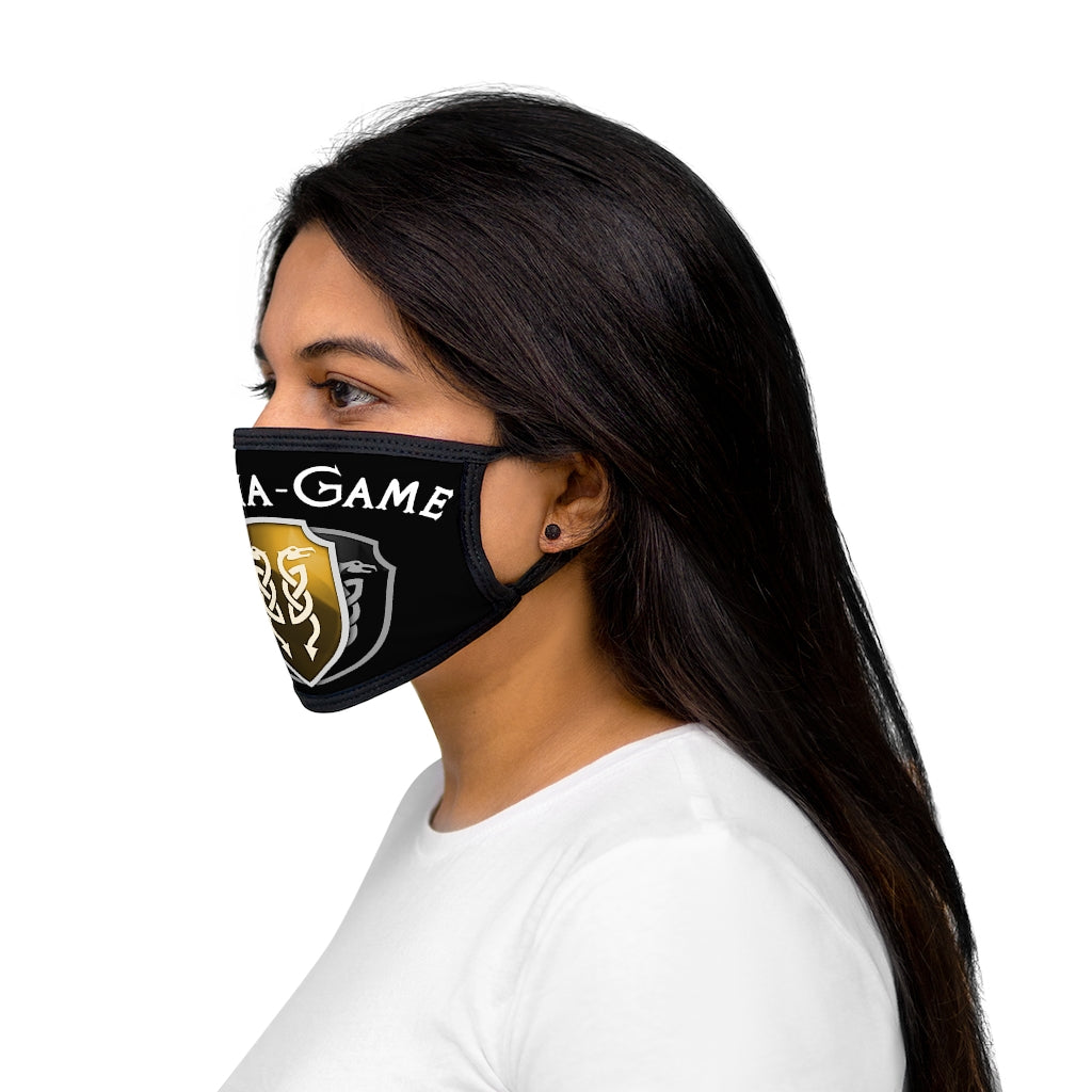 Mixed-Fabric Face Mask - Utopia Black