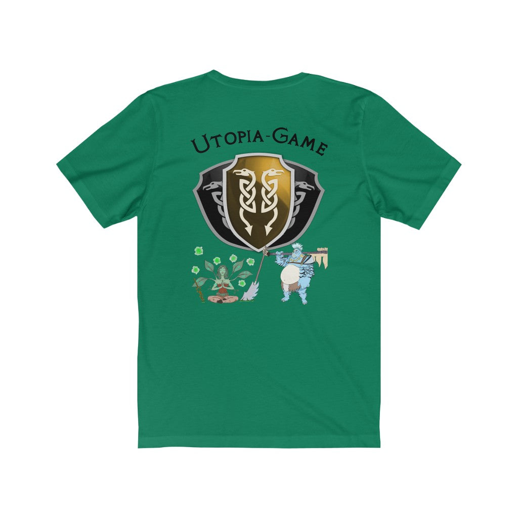 Unisex Jersey Short Sleeve Tee - Utopia with Races