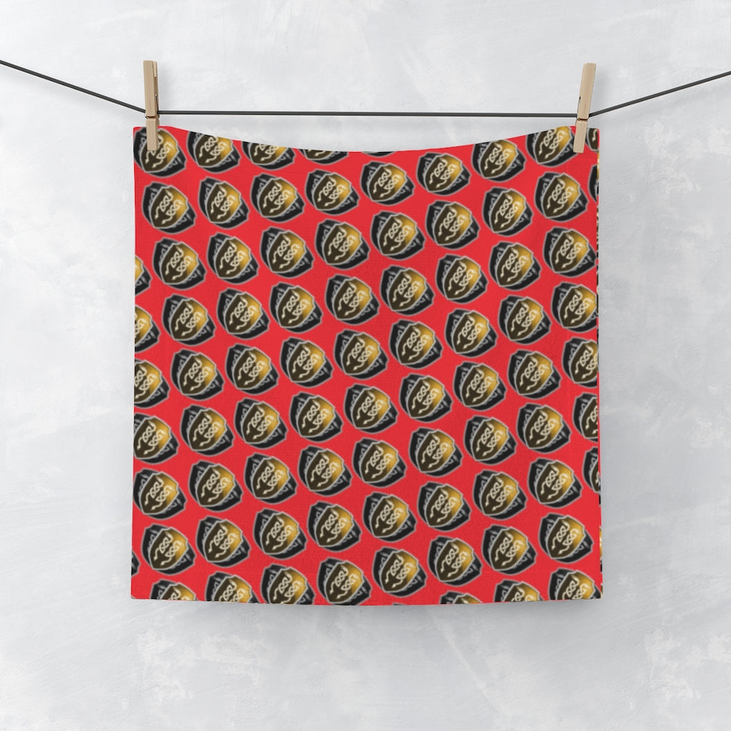 Face Towel - Red Utopia