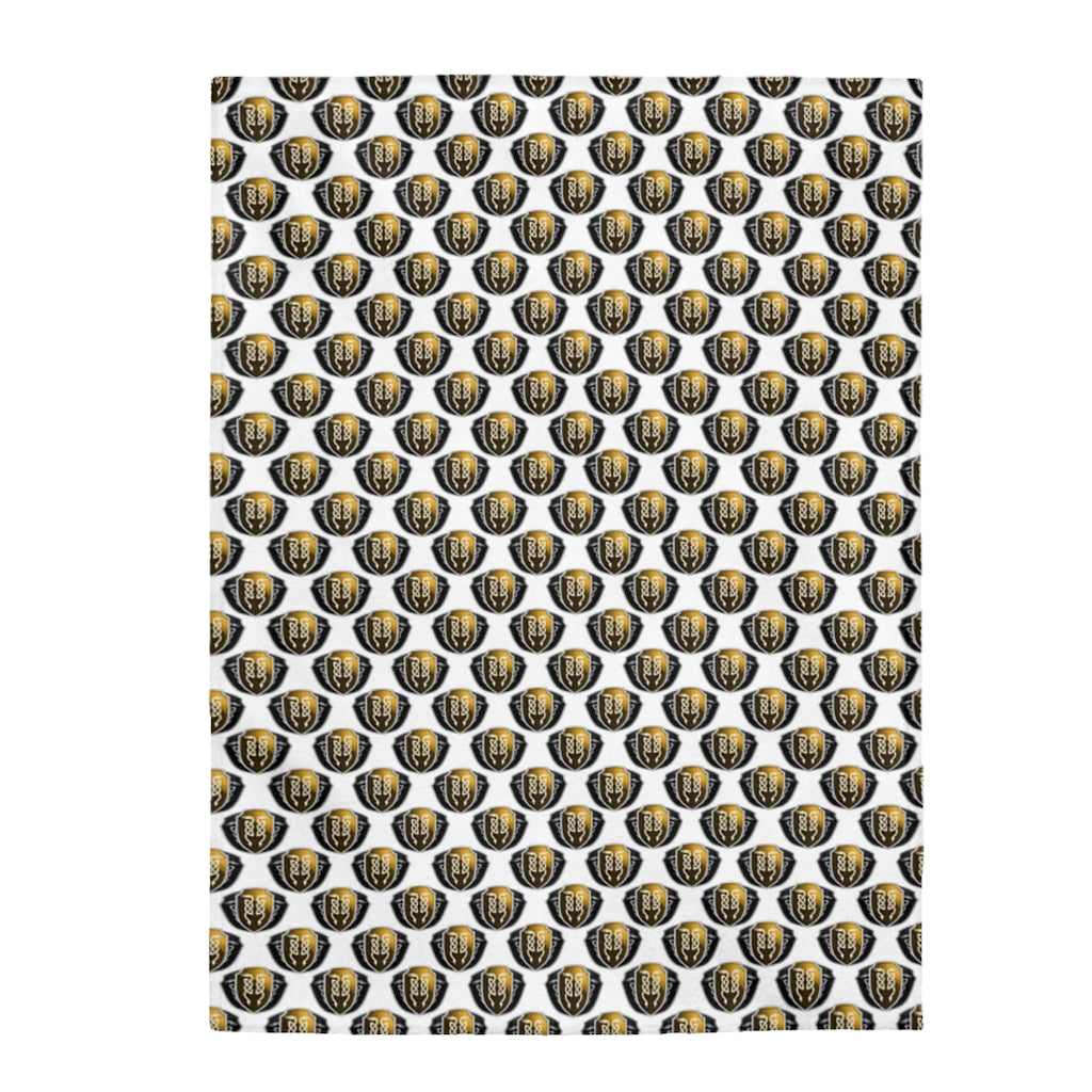 Velveteen Plush Blanket - White Utopia