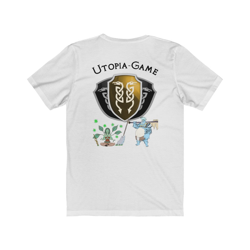 Unisex Jersey Short Sleeve Tee - Utopia with Races