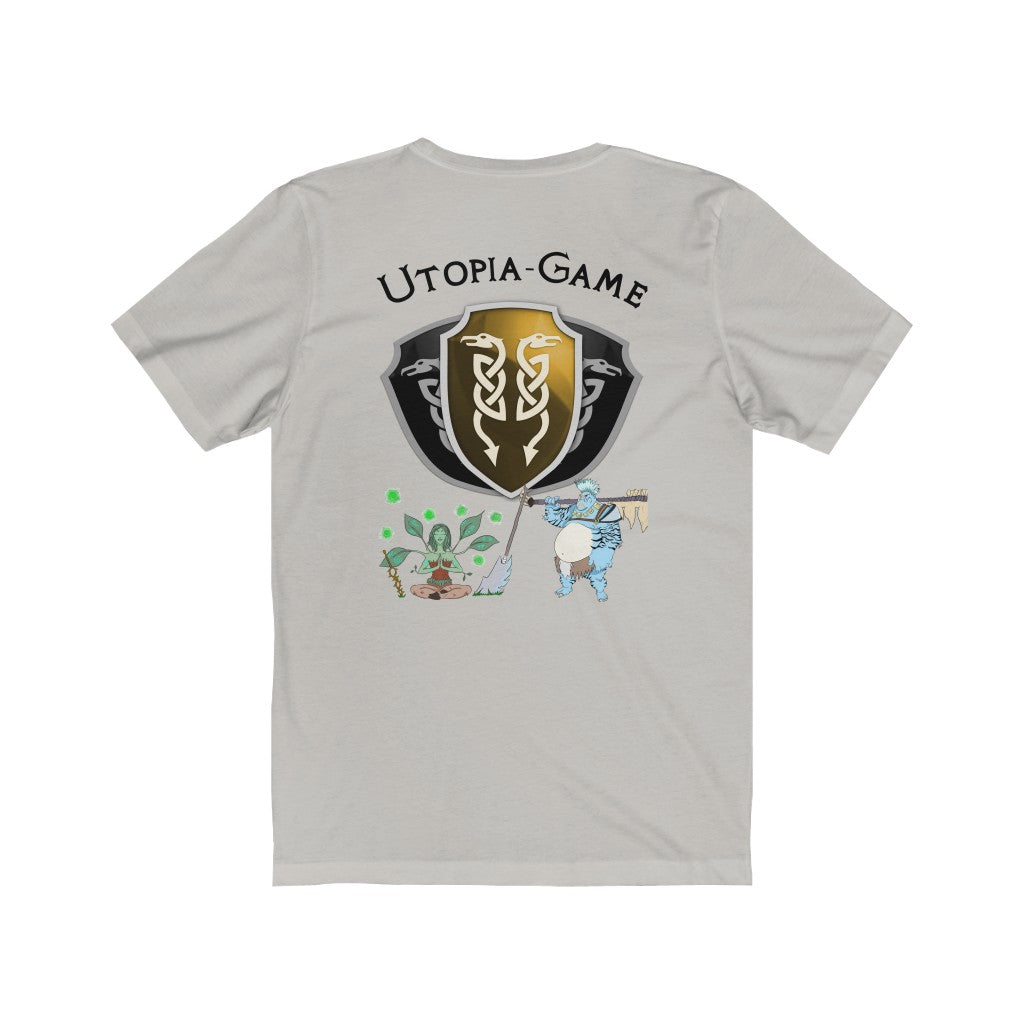 Unisex Jersey Short Sleeve Tee - Utopia with Races