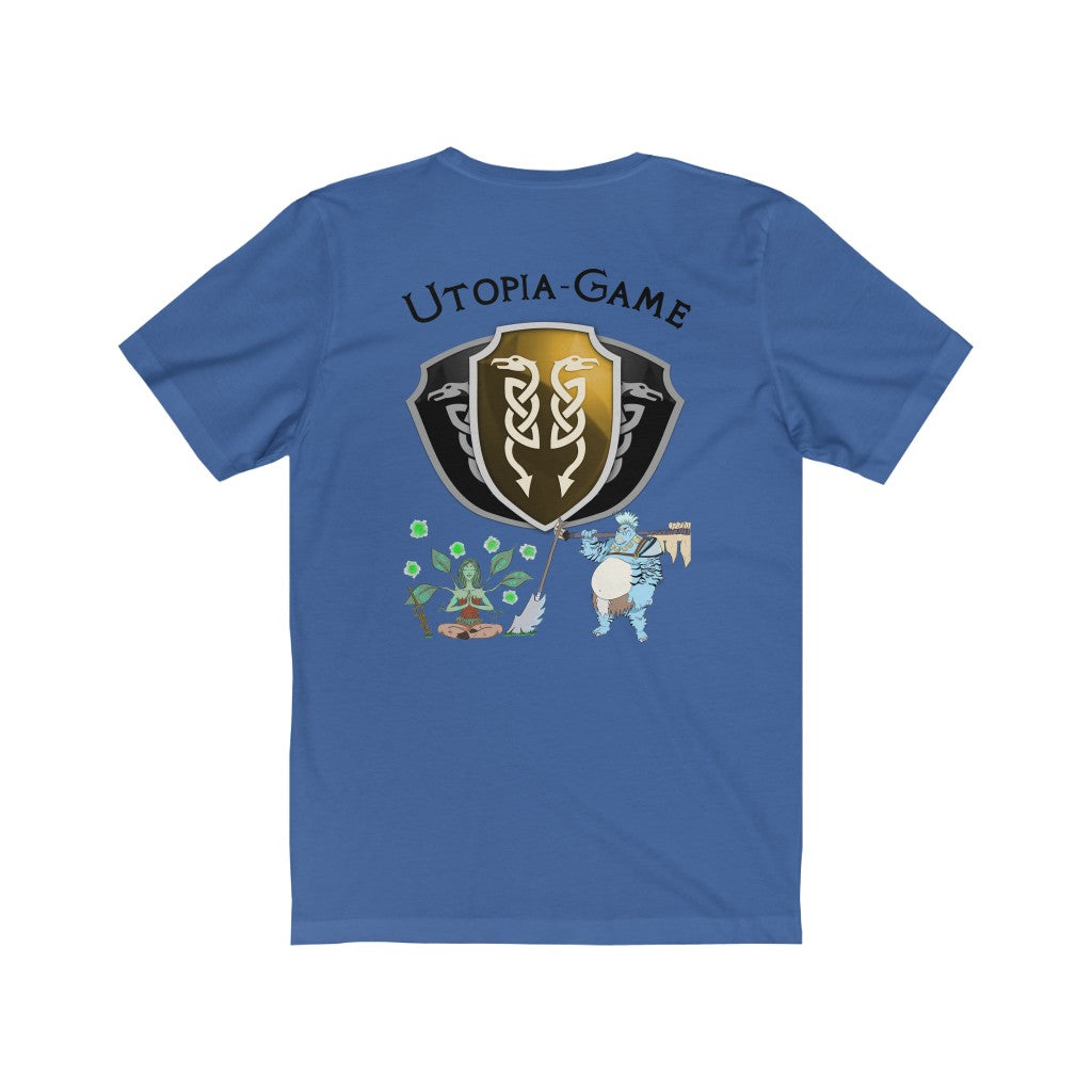 Unisex Jersey Short Sleeve Tee - Utopia with Races