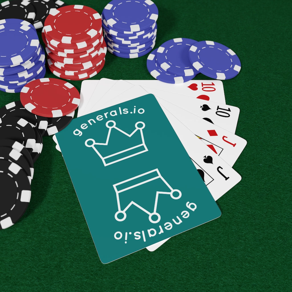 Custom Poker Cards - Generals double crown