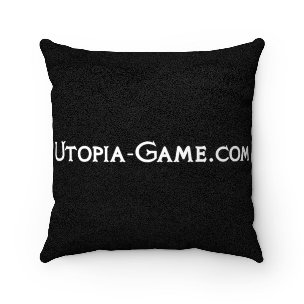 Faux Suede Square Pillow Case - Utopia