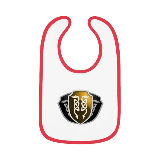 Baby Contrast Trim Jersey Bib
