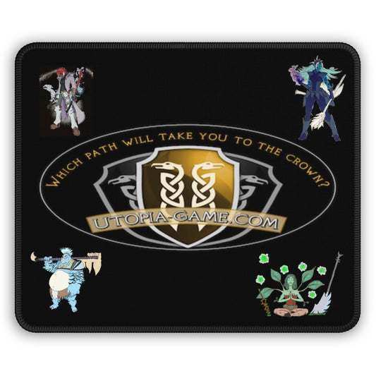 Gaming Mouse Pad - Utopia Races Black