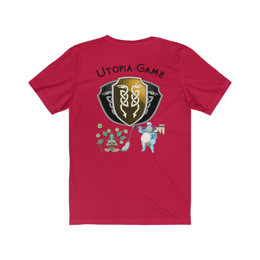 Unisex Jersey Short Sleeve Tee - Utopia with Races