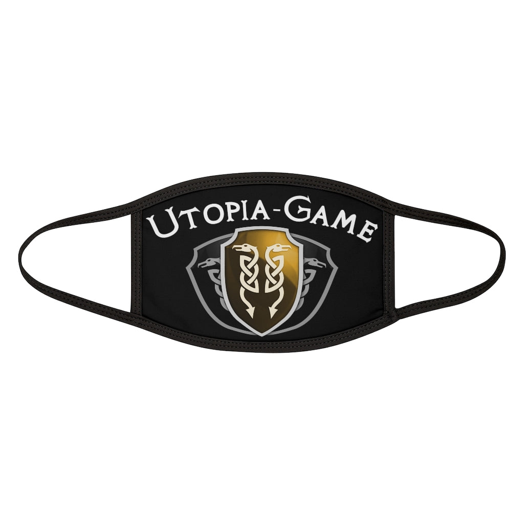 Mixed-Fabric Face Mask - Utopia Black