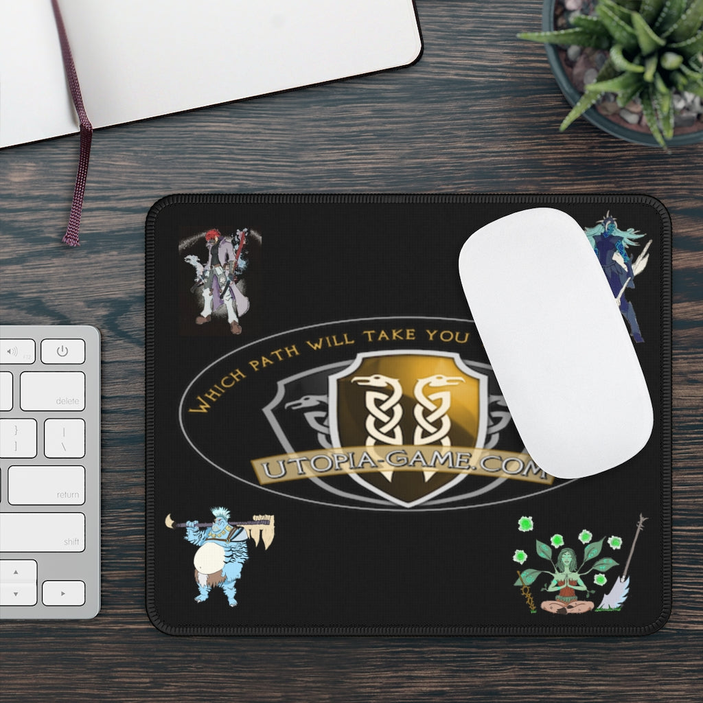 Gaming Mouse Pad - Utopia Races Black