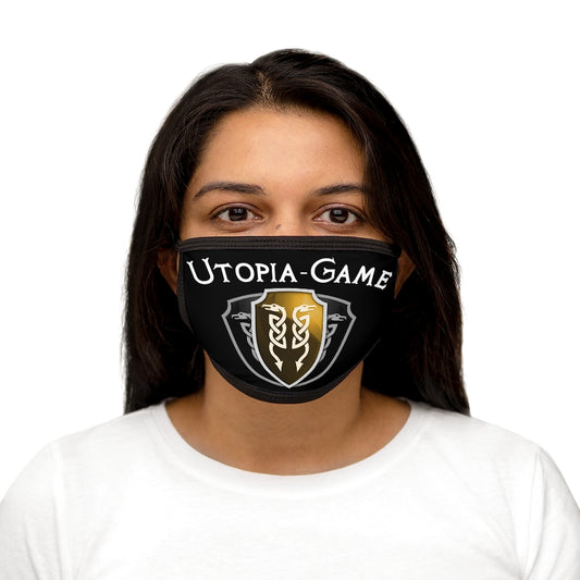 Mixed-Fabric Face Mask - Utopia Black