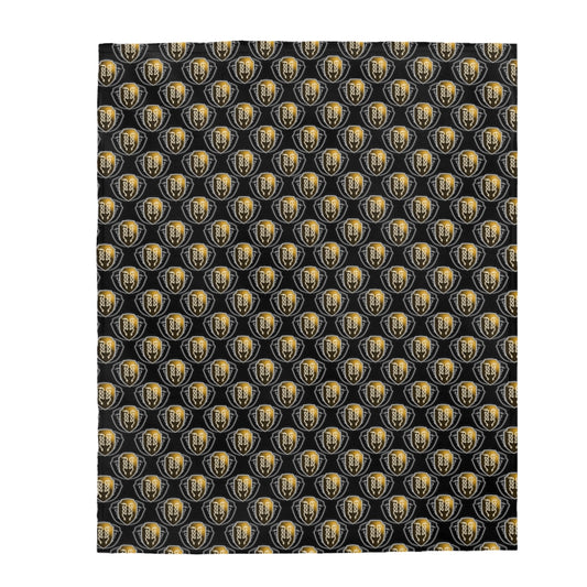 Velveteen Plush Blanket - Black Utopia